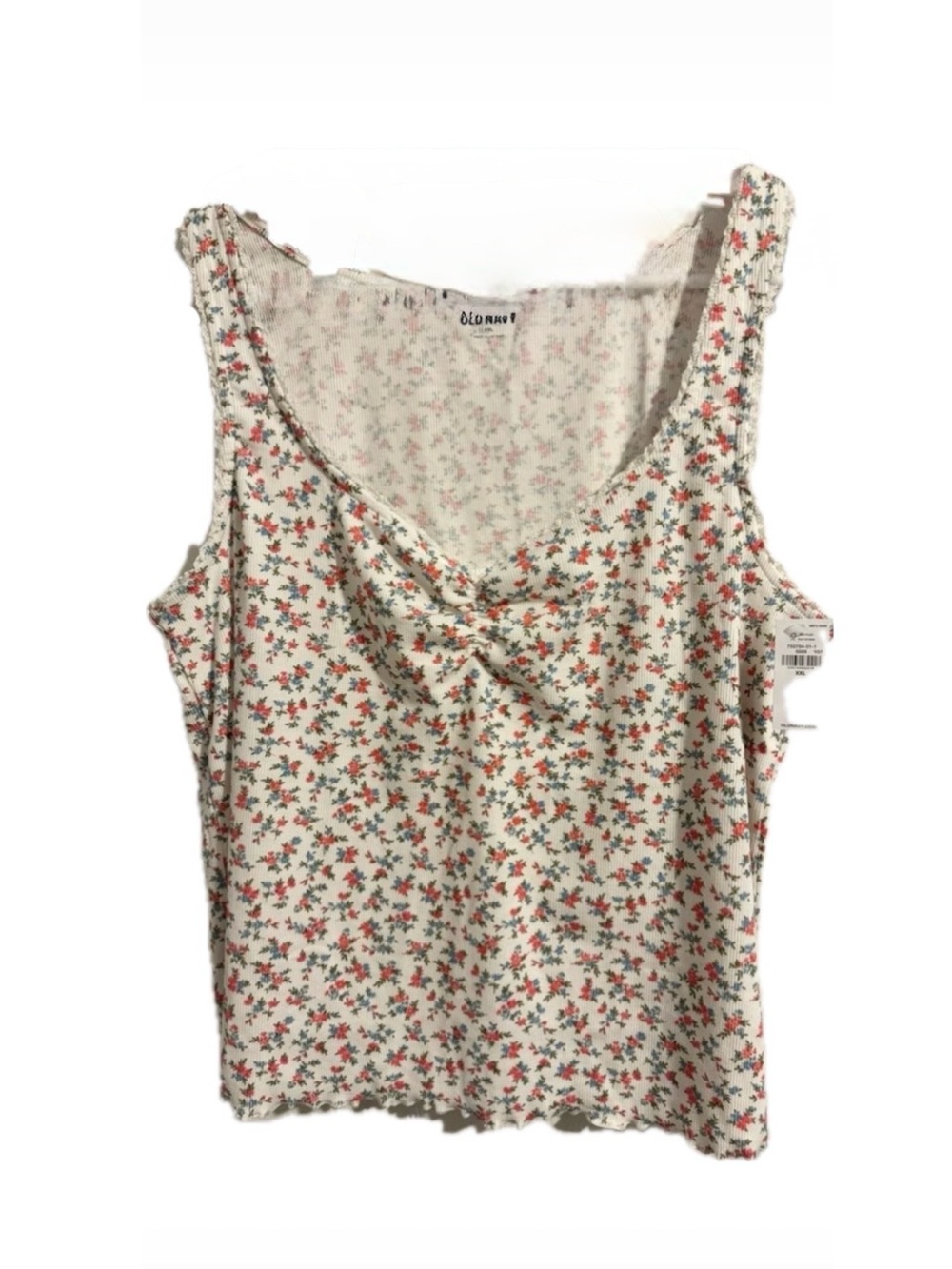 Old Navy Cinched Floral Tank Top XXL NWT